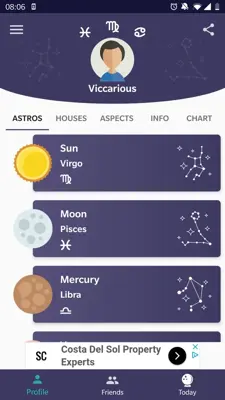 Horos Natal Chart android App screenshot 0