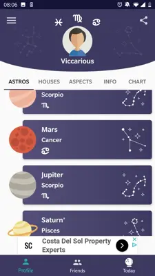 Horos Natal Chart android App screenshot 10