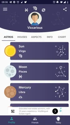 Horos Natal Chart android App screenshot 2