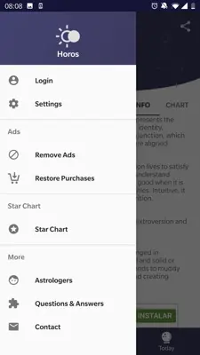 Horos Natal Chart android App screenshot 4