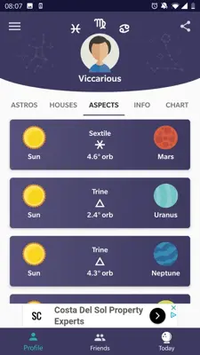 Horos Natal Chart android App screenshot 8